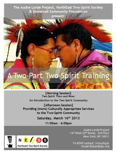 NE22 Two Spirit Training